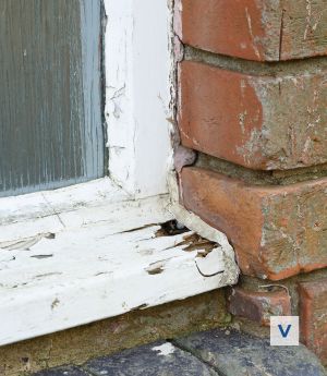 Houten kozijn houtrot